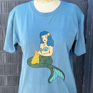 Slate Blue Mermaid Tee Shirt