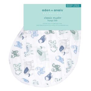 Aden And Anais Essential Classic Burpy Bib - Time To Dream