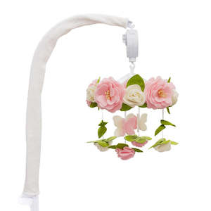 Living Textiles: Living Textiles Musical Mobile Set - Butterfly Garden