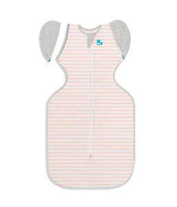 Love To Dream: Love To Dream Swaddle Up™ Transition Bag 1.0 TOG - Dusty Pink Stripe