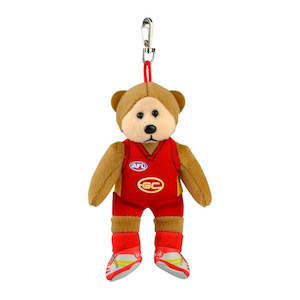 Korimco: Korimco 14cm AFL Keyclip Gold Coast Soft Toy
