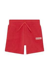 Bonds Tech Sweats: Bonds Kids Tech Sweats Short - Strong Blush