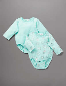 Little Green & Co Bodysuit 2 Pack - Breakfast Club