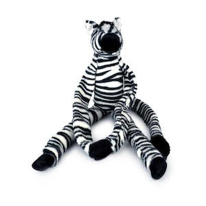Korimco Hanging Zebra (D) Kids 68cm Soft Toy 3y+