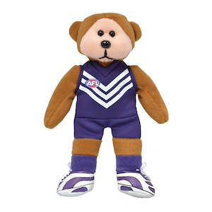 Korimco 30cm AFL Player Freo Soft Collectable Bear Toy