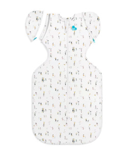 Love To Dream: Love To Dream Swaddle Up™ Original 1.0 TOG Transition Bag - Community Print White