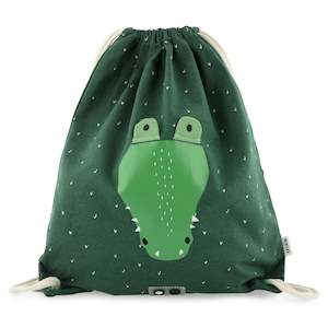 Trixie Drawstring Library/Swim Bag - Mr. Crocodile