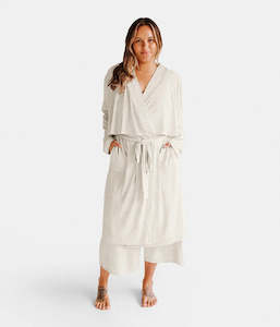 Love To Dream Maternity Robe - Grey