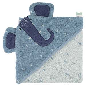 Trixie: Trixie Hooded towel - Mrs. Elephant