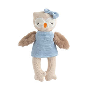 Living Textiles Knitted Animal Toy - Ollie the Owl