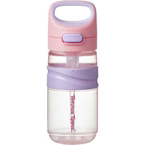 Tommee Tippee: Tommee Tippee On The Go Straw Bottle 500ml 18M+ - Pink/Purple