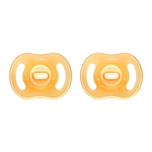 Tommee Tippee Ultra-Light Stayput Night GLow Silicone Soother 2 Pack 6-18 Months&hellip;