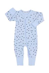 Bonds Poodlette Zip Wondersuit - Ditsy Dot Crystal Waters LIMIT OF 6 PER CUSTOMER