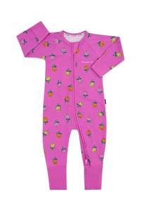Bonds Zip Wondersuit - Rose Garden Purple LIMIT OF 6 PER CUSTOMER