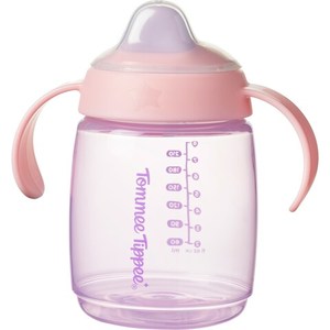 Tommee Tippee Starter Spout Cup 240ml 4M+ - Pink