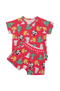 Bonds Kids Tee Sleep Set - Kittens For Christmas