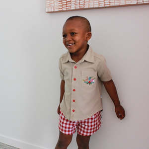 Dukes The Brand Christmas Sand Dress Shirt