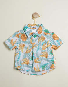 Dukes The Brand Duke Dress Shirt - Pineapple and Banana Print