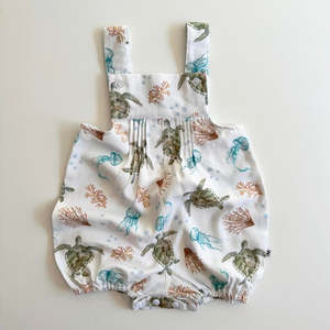 Dukes The Brand: Dukes The Brand Ezra Unisex Overalls - Sea Animals Print
