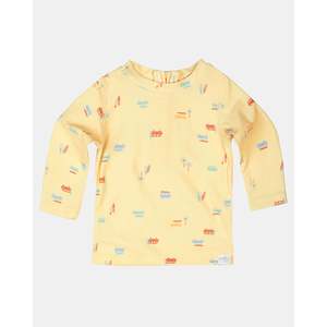Toshi Swim Baby Rashie Long Sleeve Classic - Sunny