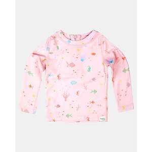 Toshi Swim Baby Rashie Long Sleeve Classic - Coral