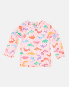 Toshi Swim Baby Rashie Long Sleeve Classic - Dishy Fishy