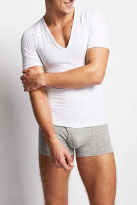 Bonds Men's Coral Island V-Neck Tee - White
