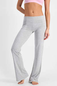 Bonds Women's Cool Sleep Flare Pant - New Grey Marle
