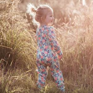 Monarch Long Sleeve Bamboo Zip Bootysuit V2 - Imaginatives