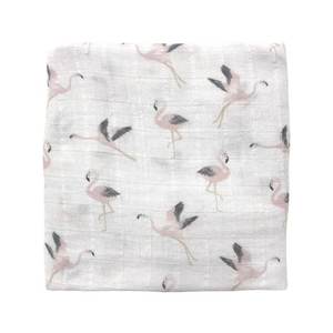 Mister Fly Muslin Wrap - Flamingo