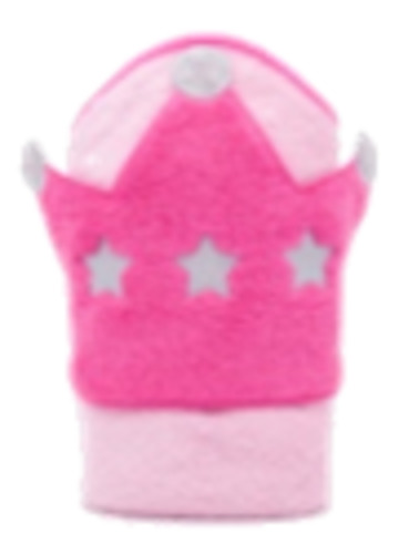 Playgro Crown Hooded Towel - Light Pink