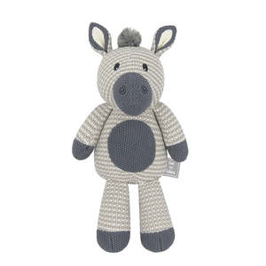 Living Textiles Knitted Toy - Zac the Zebra