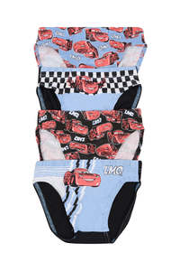 Rio boy's cars 4 pack briefs