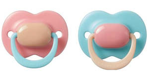 Tommee Tippee Ulitmate Fit Soother 18 - 36 months 2 Pack - Pink/Blue