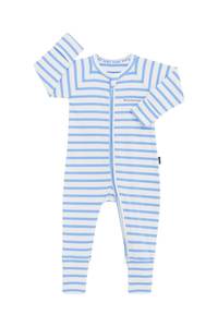 Bonds Wide Needle Rib Zippy - Sail Away/Marscapone Stripe