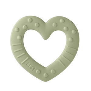 BIBS Baby Bitie Heart - Sage