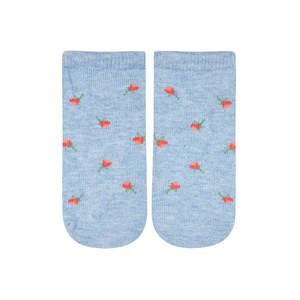 Toshi Organic Socks Ankle Jacquard - Skyla