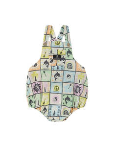 Rock Your Baby Chill Cove Woven Romper - Multi