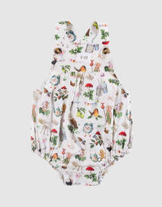 Fleur Harris 'Mini Magic' Playful Romper - Latte