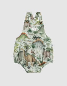 Fleur Harris Brontis Romper - Olive Leaf