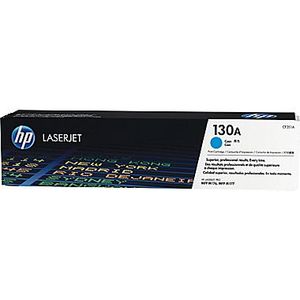 Genuine Hp Colour Laser Toner: HP 130A Cyan Toner CF351A