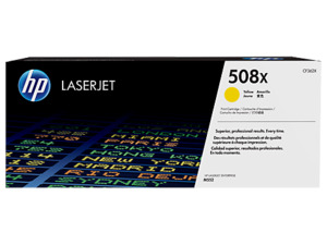Genuine Hp Colour Laser Toner: HP #508X Yellow Toner CF362X