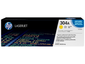 Genuine Hp Colour Laser Toner: HP CP2025 / CM2320 Yellow Toner Cartridge - 2,800 pages