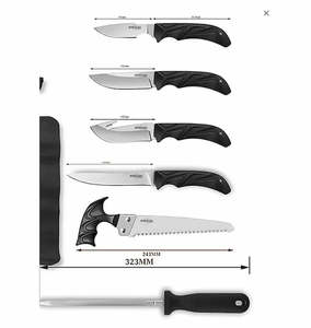 STEALTH 6 PC HUNTERS KNIFE SET