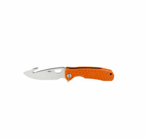 Folding Knife Pocket Knife: Honey Badger Hook Medium Orange