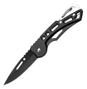Folding Knife Pocket Knife: Folding Pocket Knife - Black or Silver