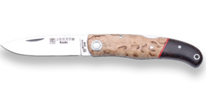 Folding Knife Pocket Knife: Joker Koala - NL125 Curly birch and blackwood folding knife