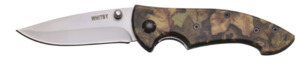 Folding Knife Pocket Knife: Whitby Camo Knife - 3" Liner Lock Knife