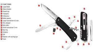Multi Functional Pocket Knives: Ruike - LD series multi-functional knives