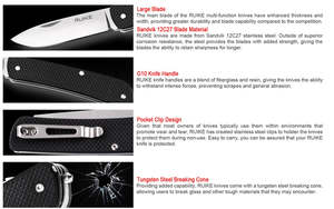 Multi Functional Pocket Knives: Ruike - M series multi-functional knives
